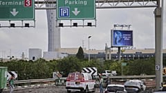 Der Ben-Gurion-Flughafen in Tel Aviv nach dem Einschlag einer Rakete aus dem Jemen, 4.5.2025