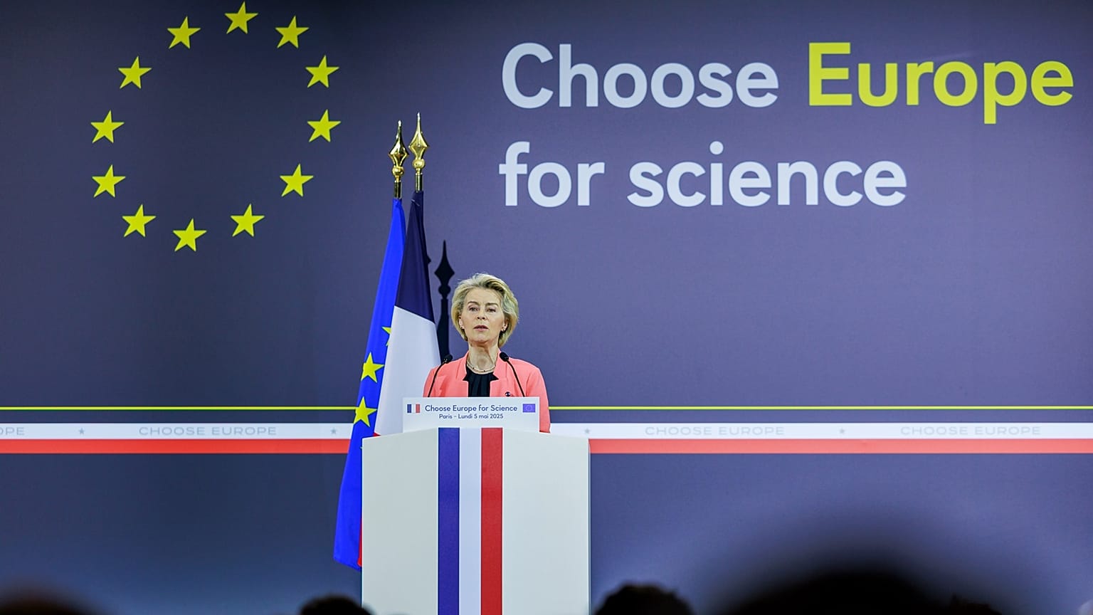 Ursula von der Leyen à La Sorbonne.