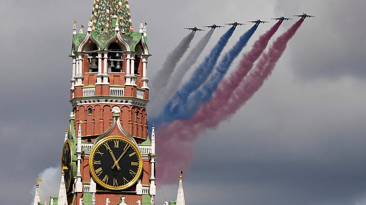 Репетиция Парада Победы в Москве, 5 мая 2025.