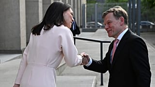 Johann Wadephul wird Außenminister im Kabinett Merz und löst Annalena Baerbock ab. 6. Mai 2025.