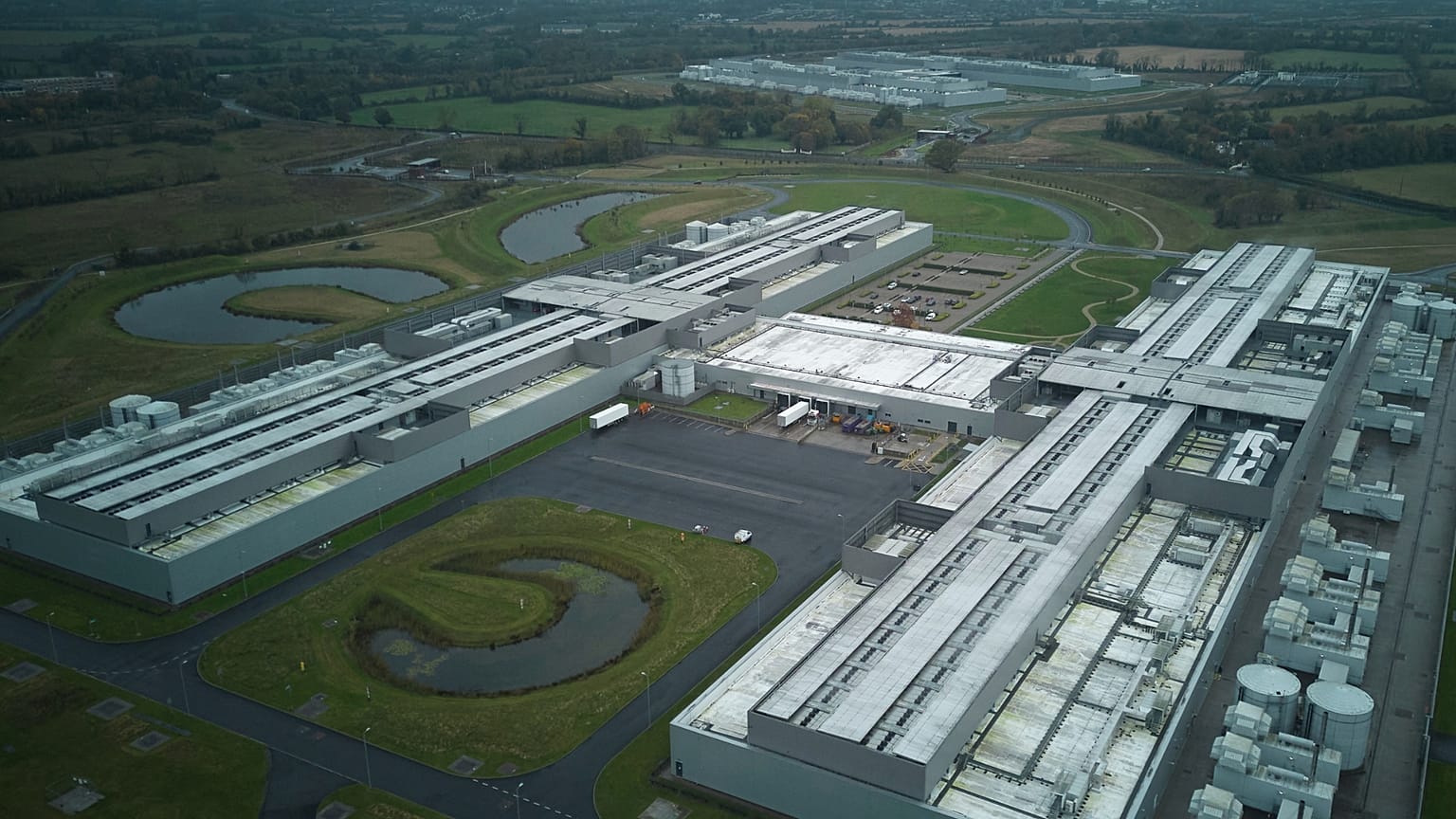 A Meta data center in Dublin.