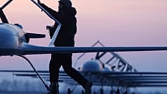Ukrainische "Lyuty"-Drohnen vor dem Start, Illustrationsfoto