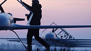 Ukrainische "Lyuty"-Drohnen vor dem Start, Illustrationsfoto