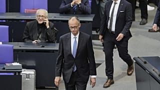 Friedrich Merz a Bundestag plenáris ülésén