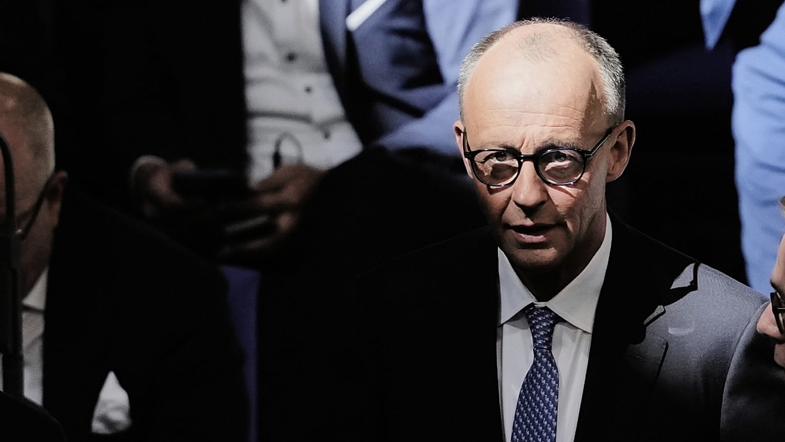 Friedrich Merz a Bundestag plenáris ülésén