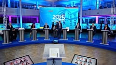 Debate con los líderes de los partidos parlamentarios en televisión 