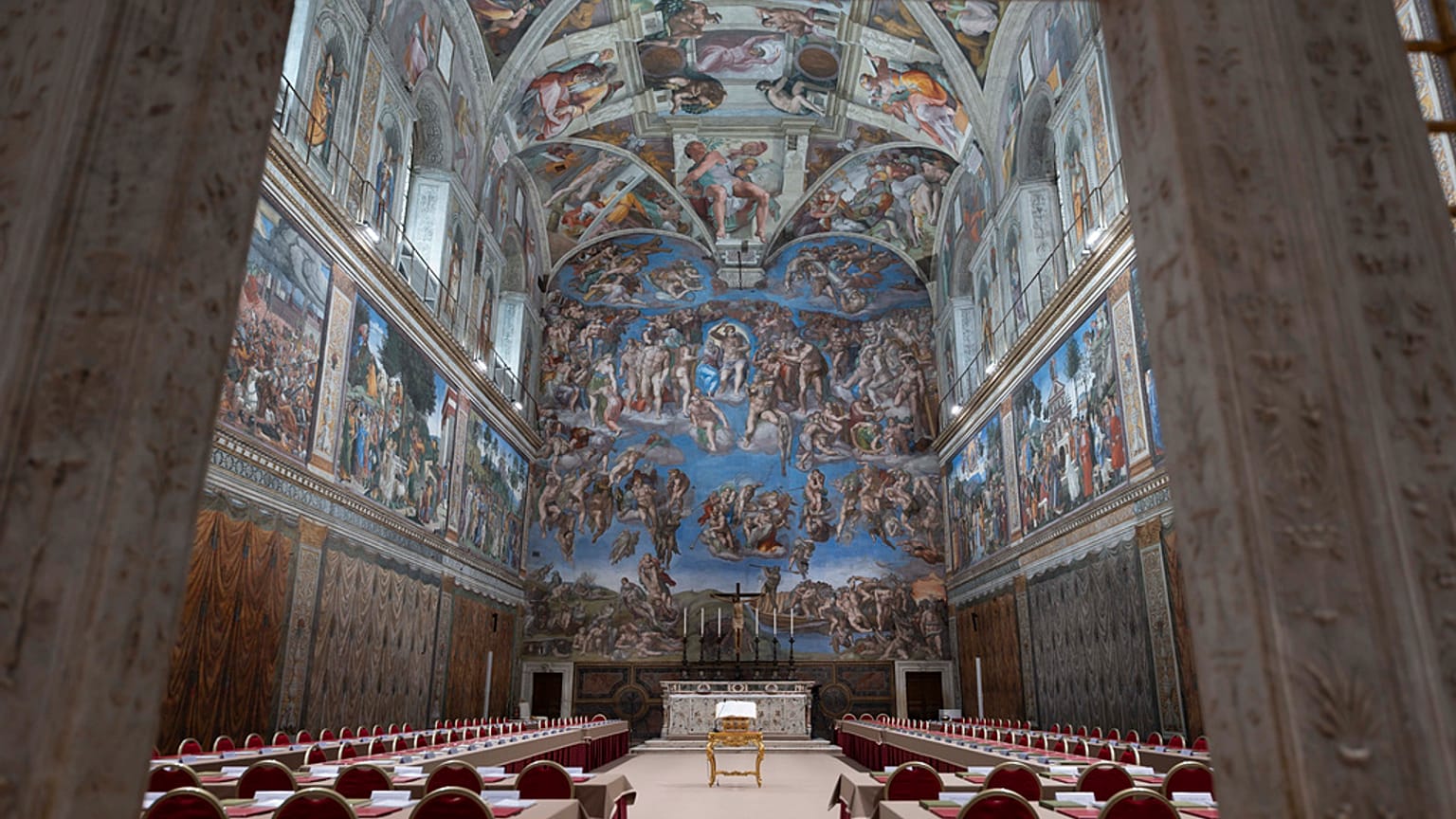 La Capilla Sixtina está lista