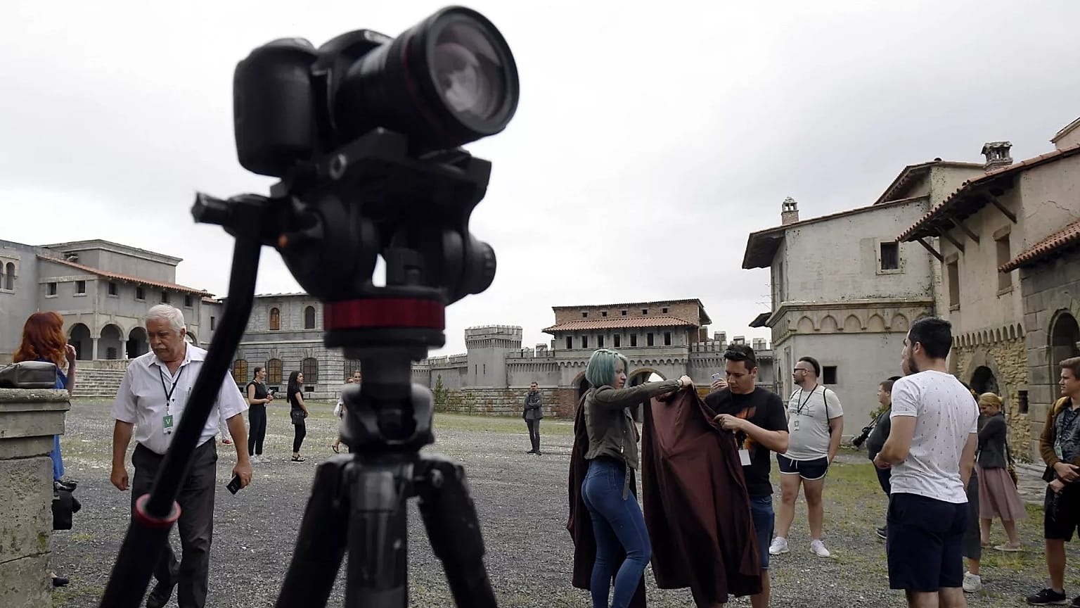 Filmforgatás az etyeki Korda György stúdióban 2020-ban