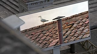 Der Schornstein über der Sixtinischen Kapelle