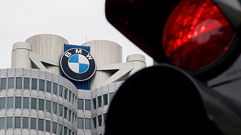 The corporate headquarters of BMW AG in Munich, Germany, Friday, March 14, 2025. 