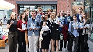 Konferencjq Młodzi Głosują w I LO w Gdańsku, 29.04.2025