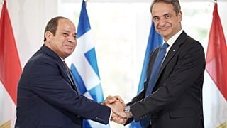 Αμπντέλ Φατάχ Αλ Σίσι και Κυριάκος Μητσοτάκης