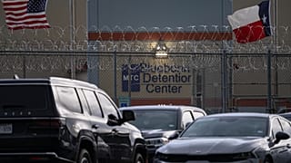 Teksas'ın Anson kentindeki Bluebonnet Gözaltı Merkezi, 24 Nisan 2025