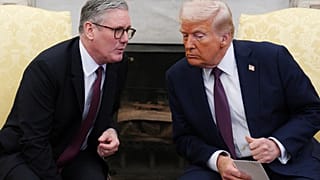 Az amerikai elnök és a brit miniszterelnök február vég, Fehér Ház-i találkozójuk alkalmával