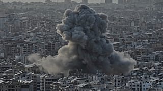 Violento ataque israelita aos subúrbios do sul de Beirute janeiro de 2025