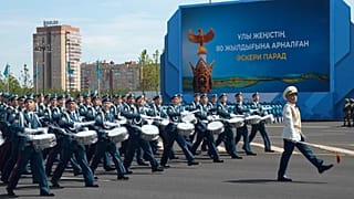 Astana veranstaltet große Militärparade zum 80. Jahrestag des Zweiten Weltkriegs