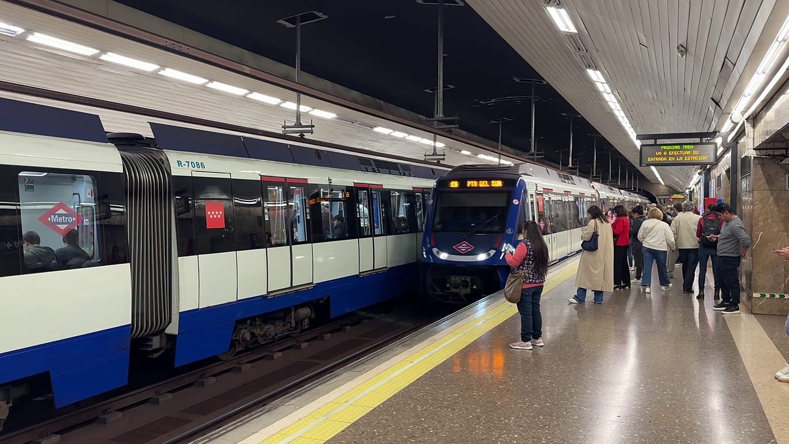 Metro de Madrid.