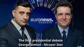 Euronews Romania Simion-Dan debate announcement