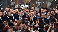 CHP Genel Başkanı Özgür Özel ve CHP İstanbul İl Başkanı Özgür Çelik.