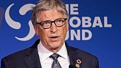 Bill Gates auf der siebten Wiederauffüllungskonferenz des Globalen Fonds. New York, 21. September 2022
