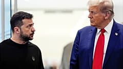 Başkan Donald Trump, 27 Eylül 2024 Cuma günü New York'taki Trump Tower'da Ukrayna Devlet Başkanı Volodymyr Zelenskyy ile bir araya geldi.