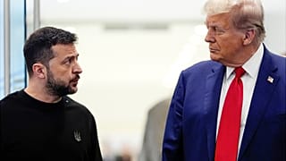 Başkan Donald Trump, 27 Eylül 2024 Cuma günü New York'taki Trump Tower'da Ukrayna Devlet Başkanı Volodymyr Zelenskyy ile bir araya geldi.