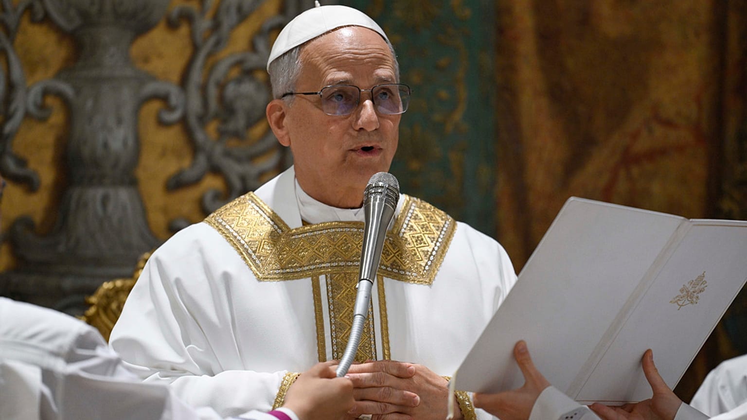 Primeira missa do Papa Leão XIV na Capela Sistina, 9 de maio de 2025