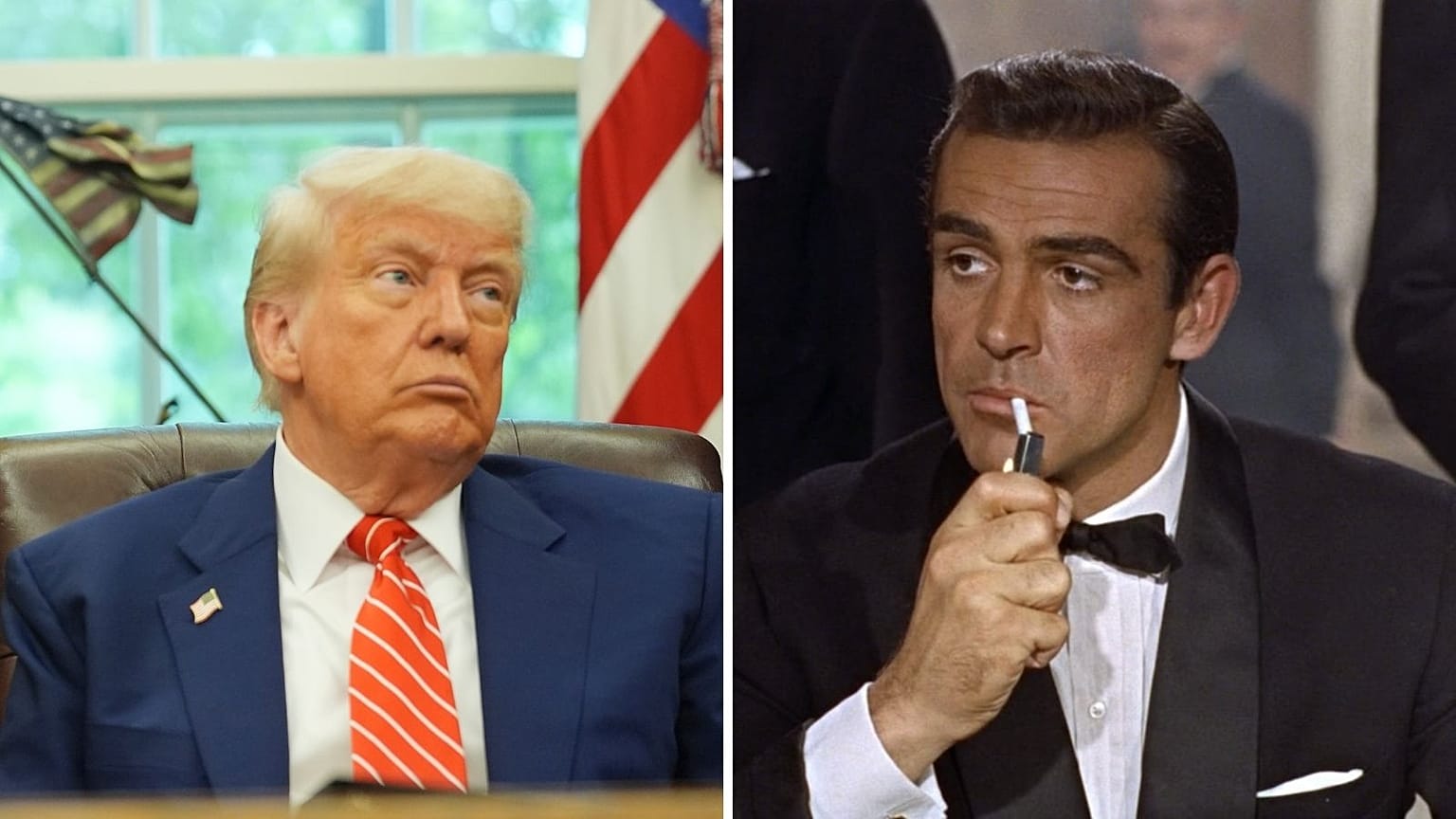 Trump, James Bond serisinin gümrük vergileri konusunda "endişelenecek bir şey olmadığını" söyledi 