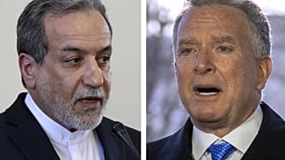 وزير الخارجية الإيراني عباس عراقجي والمبعوث الأميركي ستيف ويتكوف