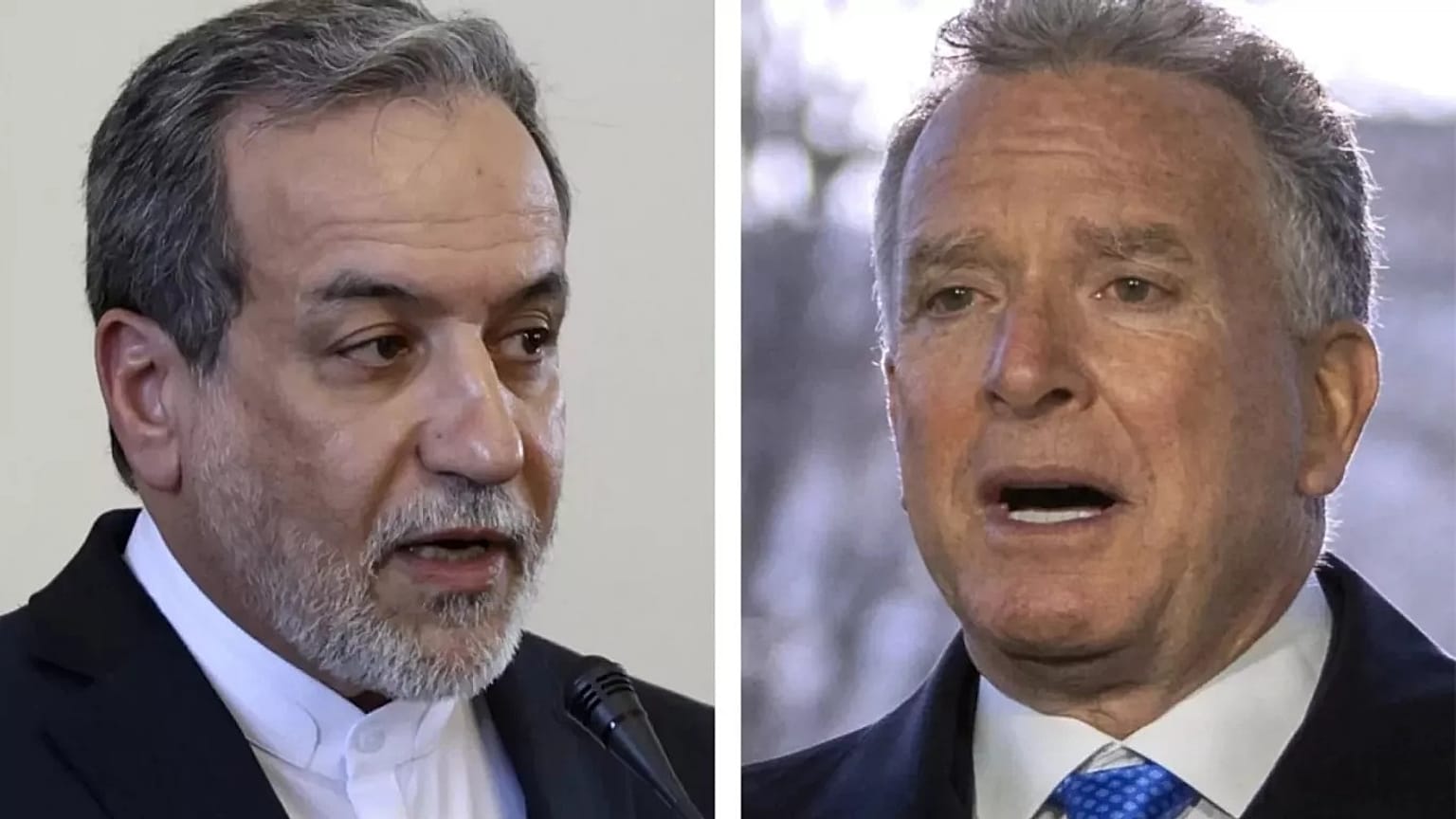 وزير الخارجية الإيراني عباس عراقجي والمبعوث الأمريكي للشرق الأوسط ستيف ويتكوف