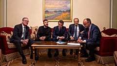 رهبران اروپایی در اوکراین