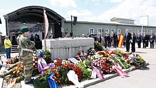 80ή επέτειος της απελευθέρωσης του στρατοπέδου συγκέντρωσης Μαουτχάουζεν στην Αυστρία