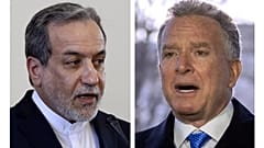 İran Dışişleri Bakanı Abbas Araghchi (solda) ve ABD Başkanı Trump’ın özel temsilcisi Steve Witkoff (sağda) fotoğraf kombinasyonu.
