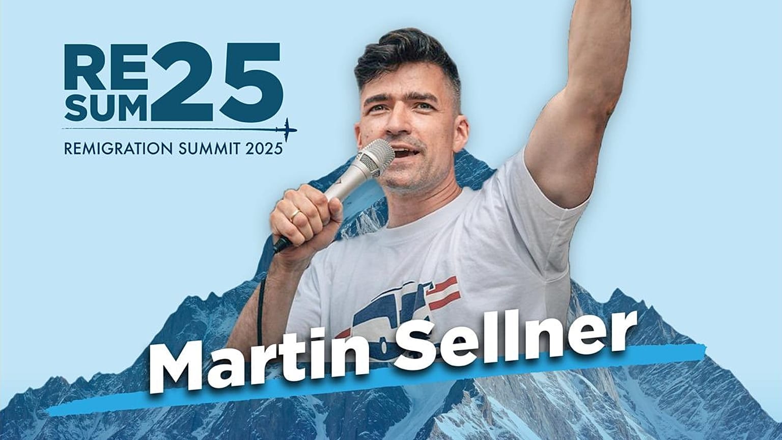 A Remigration Summit főszónoka: Martin Sellner osztrák identitárius aktivista