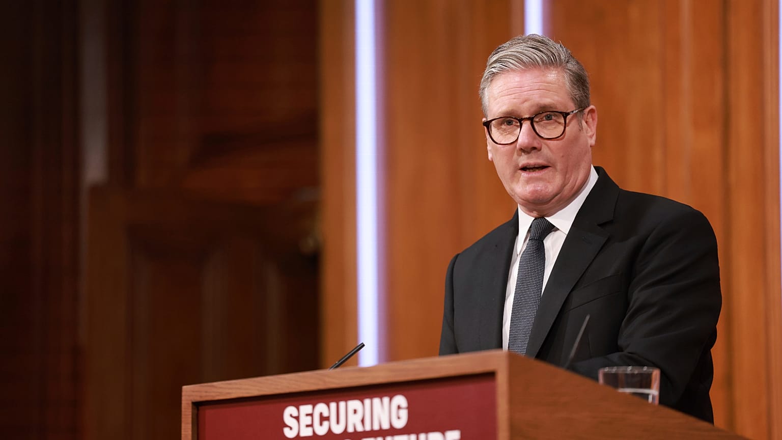 Keir Starmer gave a press conference ahead of the publication of the government's white paper on immigration.