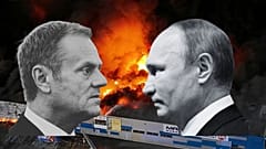Tusk és Putyin 