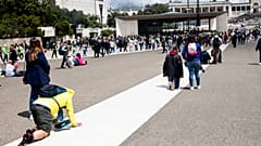Peregrinos em Fátima