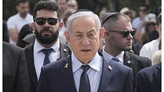 رئيس الوزراء الإسرائيلي بنيامين نتنياهو يحضر مراسم إحياء ذكرى الهولوكوست السنوية في القدس، الخميس 24 أبريل 2025.