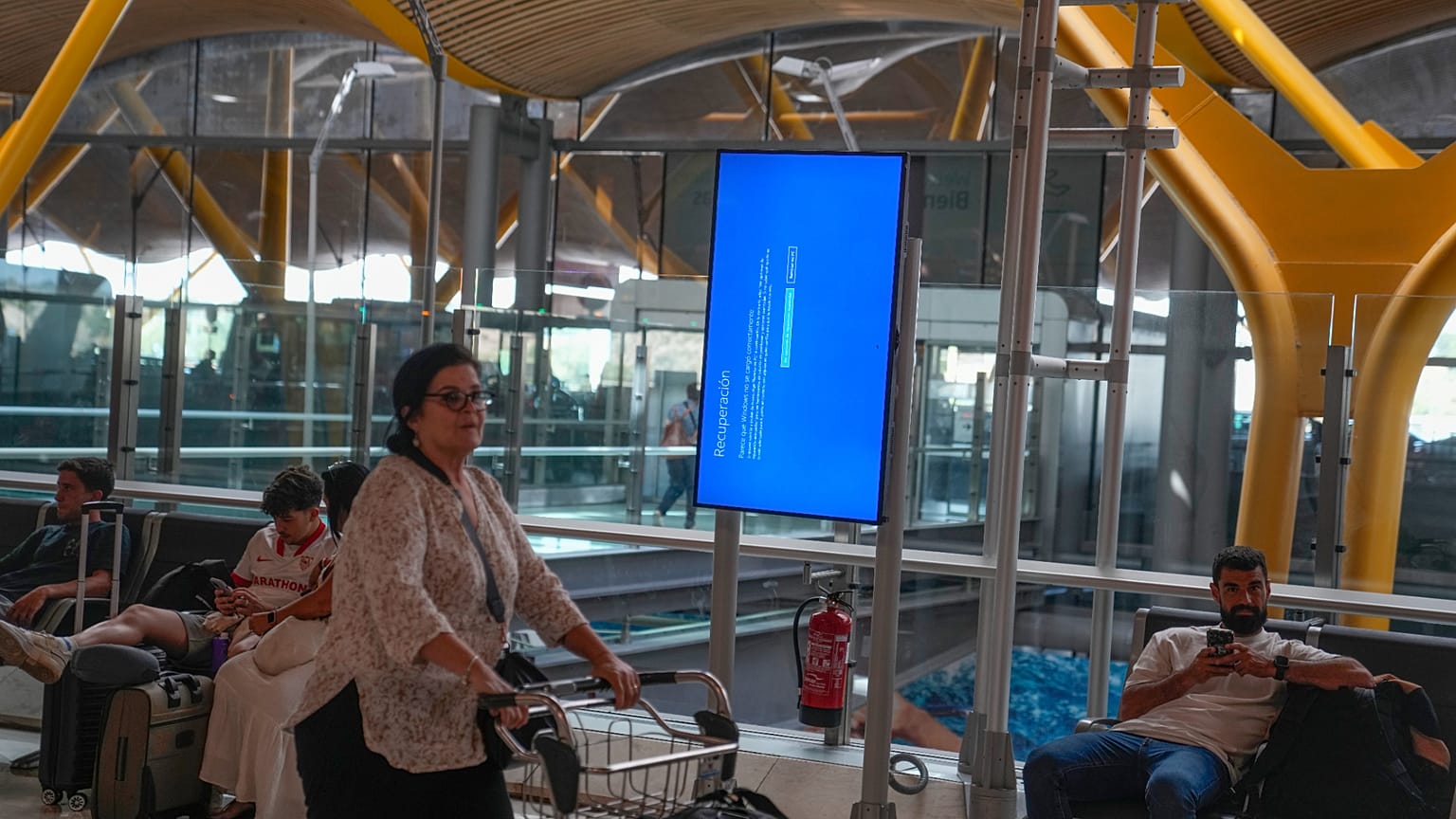 Aeropuerto de Madrid-Barajas.