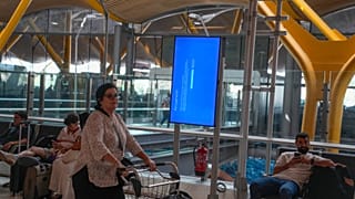 Aeropuerto de Madrid-Barajas.