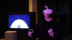 İstanbul Dijital Sanat Festivali'nin 2024 yılındaki etkinliklerinden bir görüntü.