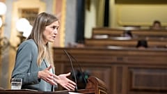 Imagem de arquivo. Sara Aagesen no Congresso a 7 de maio.