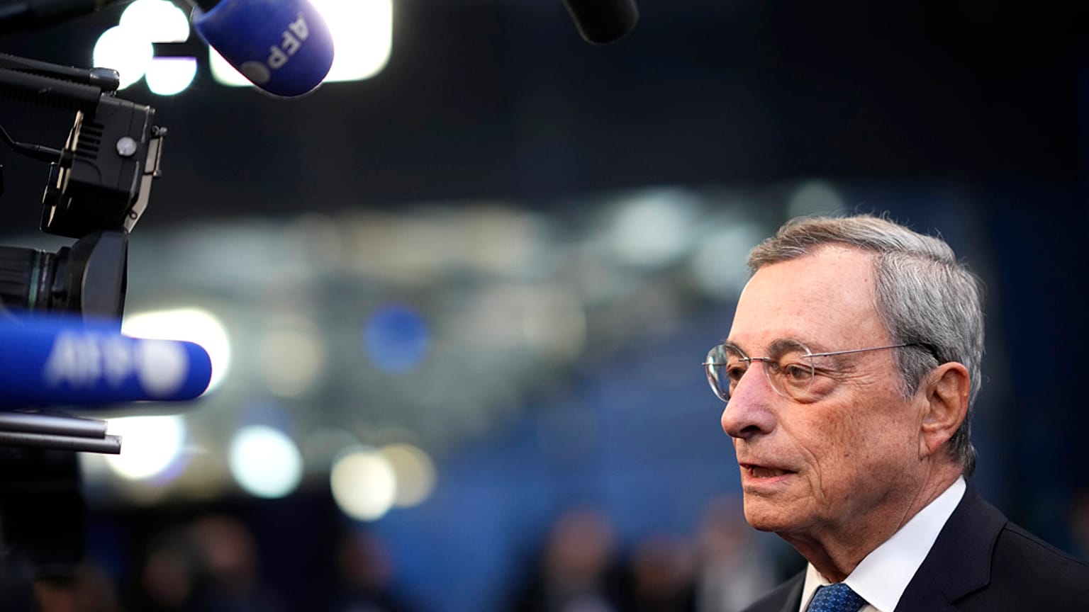 Ο Mario Draghi στη Σύνοδο Κορυφής της ΕΕ στη Puskas Arena στη Βουδαπέστη, Ουγγαρία, 8 Νοεμβρίου 2024