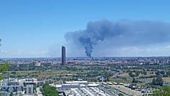 Panoramabild der Rauchfahne.