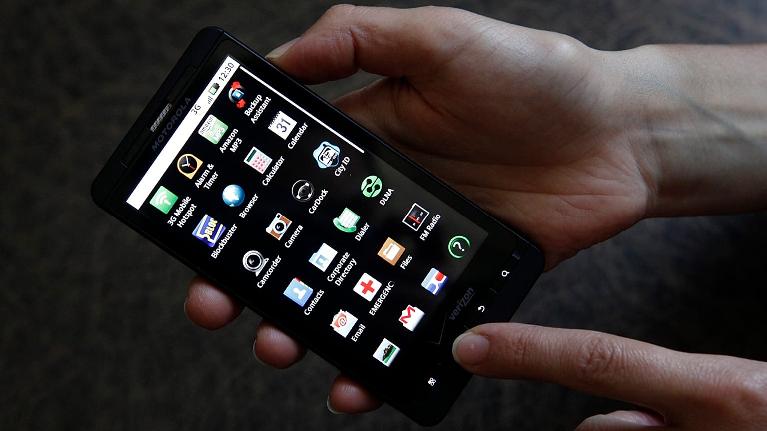 Applications on a smartphone.