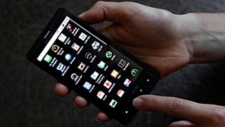 Applications on a smartphone.