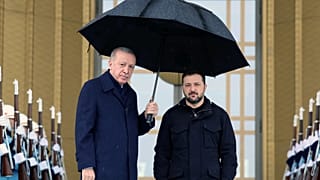 Türkiye Cumhurbaşkanı Recep Tayyip Erdoğan, Volodimir Zelenskiy'i 18 Şubat'ta Ankara'da ağırladı.