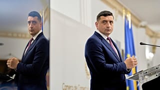 Dans le cadre des élections présidentielles roumaines prévues ce dimanche, Simion fait campagne à Varsovie, Rome, Bruxelles et Paris.
