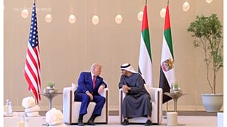 ترامب وبن زايد في أبو ظبي.