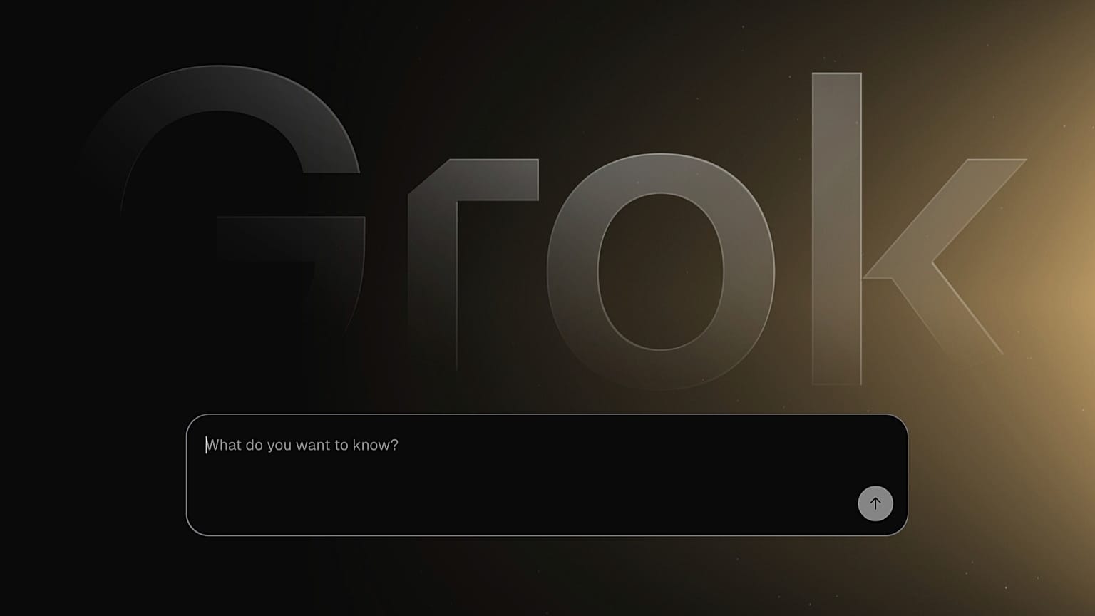 Esta imagen de la página web de xAI muestra un campo de búsqueda del chatbot de inteligencia artificial Grok el jueves 5 de mayo de 2025. 